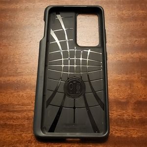 Spigen Liquid Air P Designed for Galaxy S21 Ultra Case  Matte Black